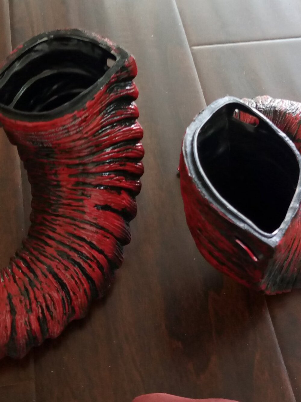 Hollween costume horns with teeth